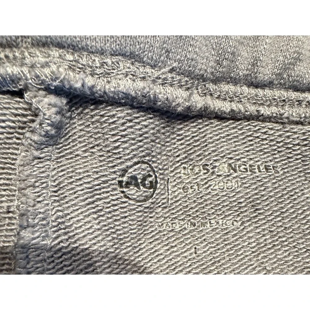 AG Men s Size‎ Large 100 Percent Cotton Gray Drawstring Sport Lounge Shorts